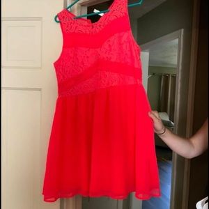 From Kohl’s, lace red Juniors XLarge